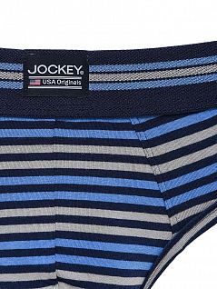 Трусы на широкой резинке (3 шт) Jockey 17302483 (муж.) (3шт.) Б04синий