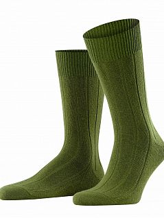 Теплые носки с добавлением кашемира Falke 14423 Lhasa Rib SO Зеленый 7657
