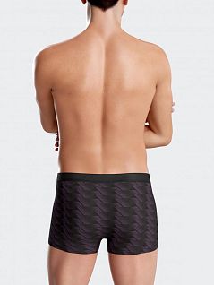 Облегающие боксеры с фантазийным принтом фиолетового цвета I AM WHAT I WEAR FM-1221N03-PP011