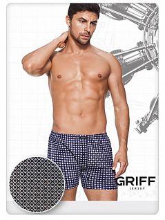 Мужские трусы с гульфиком на пуговицах Griff SIU4101-50 grey (серый)
