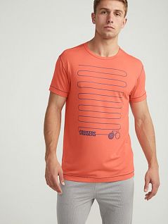 Современная футболка из модала на комфортной посадке Jockey 537030H (муж.) (Корраловый 255) Коралловый 255