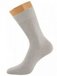 Классические носки с фактурным рисунком " ромбы" Griff JSA5 CLASSIC ромбы (5 пар) grigio chiaro grf