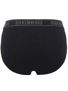 Мужские трусы брифы (2шт) черного цвета Bikkembergs RTBKK1USP15BI