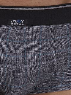 Трусы хипсы в спортивном стиле серого цвета Oboy City Boy 8005c35