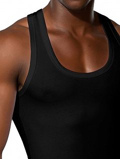 Майка со спортивным вырезом на спине черного цвета Doreanse 2230c01 распродажа