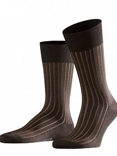 Элегантные носки с сетчатой структурой Falke 14648 Shadow SO (муж.) Коричневый 5934
