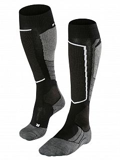 Антибактериальные гольфы с анатомически вывязанным мыском Falke 16524 SK2 Wool (муж.) Черный (3010)