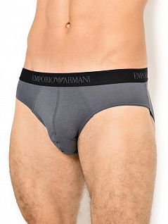 Классический комплект брифов с подкладкой на передней панели (3шт) EMPORIO ARMANI 1116248а722армани Черный-белый-серый