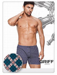 Мужские трусы с гульфиком на пуговицах Griff SIU4101-49 blu (синий)