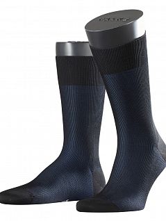 Мягкие носки на широкой резинке не оставляющая следов на теле Falke 13141 Fine Shadow SO (муж.) Черный (3003)