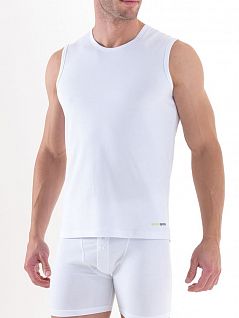 Мягкий мужской танг-топ белого цвета BlackSpade TENDER COTTON b9234 белый распродажа