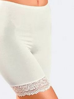 Ультрамягкие панталоны с узким эластичным кантом на поясе ванильного цвета Nina Von 49210444c510