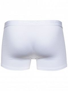 Стильные белые мужские боксеры из тонкого стрейч-хлопка bruno banani Perfect Line 22011499бруно Белый