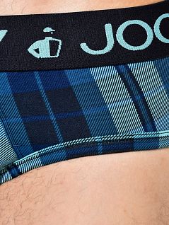 Брифы из натурального хлопка на средней посадке Jockey 151733H (муж.) Морской 831