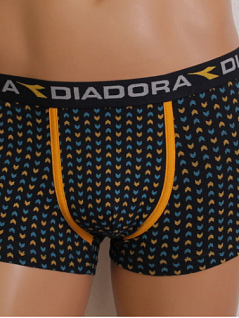 Комплект из трех мужских трусов боксеров ярких цветов Diadora DIB05855G3