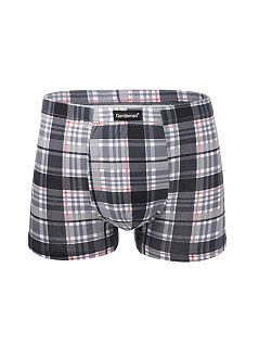 Мужские боксеры из хлопка и лайкры Gentlemen DT8022гсТм Серый
