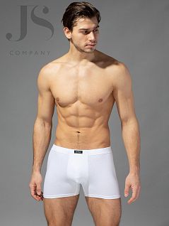 Однотонные боксеры из хлопка с эластаном на широкой вшивной резинке Omsa JSOmB 1233 боксер bianco распродажа