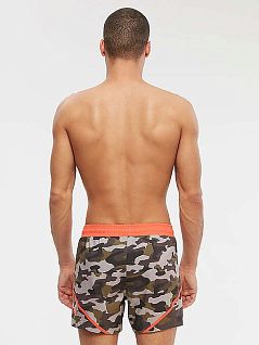 Мужские пляжные шорты на широком поясе-резинке LT1M11MMSY201-013 HUNTER SHORT Kom фуксия