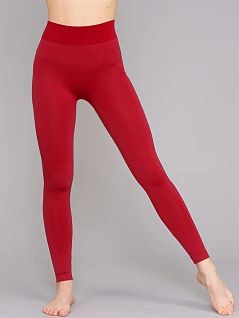 Комфортные леггинсы с высоким широким поясом GIULIA JSLEGGINGS 02 fiery red gul