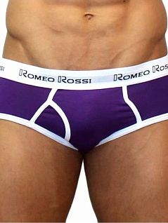 Набор современных брифов на пришивной резинке Romeo Rossi RTRR366-053