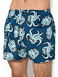Трусы-шорты на широкой эластичной резинке декорирован нашивкой (2шт) Bruno Banani 22012063бруно Многоцветный