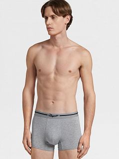 Облегающие боксеры на пришивной резинке с черной полосой Ermenegildo Zegna н3лц60990ез Серый 23
