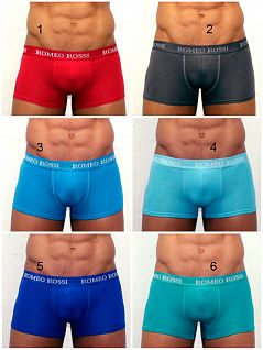 Комплект из 5 трусов боксеров с стильной резинкой Romeo Rossi Boxers
