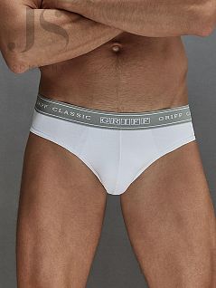Эластичные слипы из тонкой ткани Griff JSU01224 Slip Cotton bianco