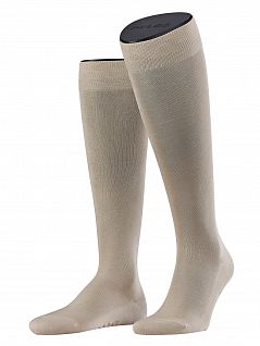 Гольфы на стельке из чесанного хлопка Falke 15662 Tiago (муж.) Бежевый 4000
