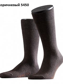 Мягкие носки из чёсанного хлопка на внутренней стельке Falke 14633 Swing (муж.) (2шт.) Коричневый (5930)