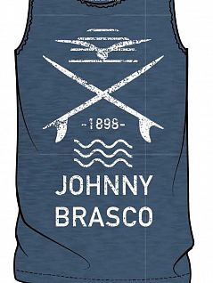 Мужская футболка из 100% хлопка с принтом Johnny Brasco 755923_7 синий (blu)