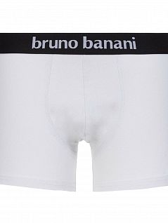 Набор хлопковых боксеров на широкой резинке (2шт) Bruno Banani 22031388бруно Белый-серый