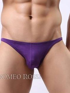 Брифы мужские эротические фиолетового цвета ROMEO ROSSI R2001-5