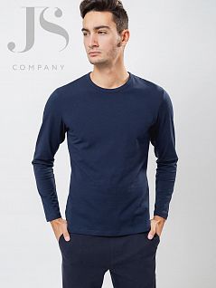 Стильная футболка облегающего кроя Oxouno JSOXO 0633 KULIR 01 SLIM U-вырез синие сумерки oxo