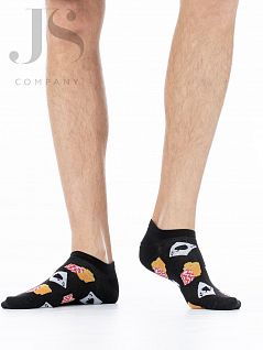 Мягкие носки из хлопка с ярким принтом "фишки и карты" Wola JSW91.N01.967 (5 пар) black