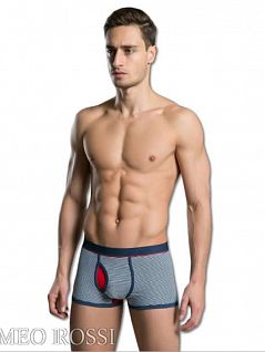 Хипсы боксеры из прочной ткани в красную полоску ROMEO ROSSI R6002-7 распродажа