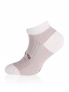 Носки женские короткие (серый) Sis LT6875 (набор из 3х штук)