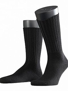 Шерстяные мужские носки черного цвета Falke 14497 Nelson (муж.) Черный 3000