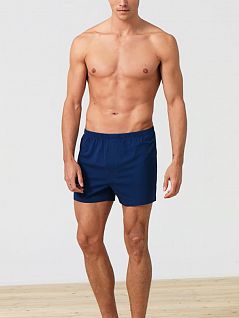 Синие мужские трусы-боксеры свободного кроя Blackspade For Everyday b7317 Navy