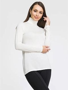 Водолазка из тонкой ткани белого цвета OROBLU RTVOBT01644