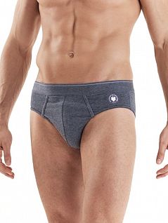 Модные мужские трусы-брифы серого цвета BlackSpade SPORT b9561 серый