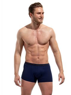 Комфортные боксеры на широкой резинке JOLIDON DT275блнТм Dark_blue