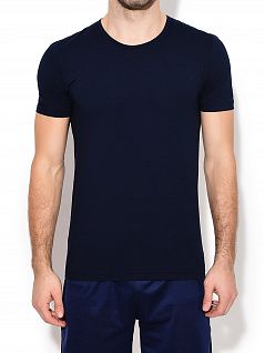 Комфортная футболка из ультратонкого мерсеризированного хлопка ZIMMERLI 1721461зиммерли Синий 447