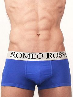 Синие мужские трусы с широкой резинкой Romeo Rossi Heaps R00003 распродажа