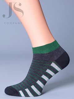 Яркие носки из хлопка с контрастными полосками Giulia JSMSS 004 (5 пар) green gul