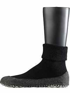 Носки на манжетах с отворотом и силиконовой подошвой Falke 16560 Cosyshoe (муж.) Черный (3000)