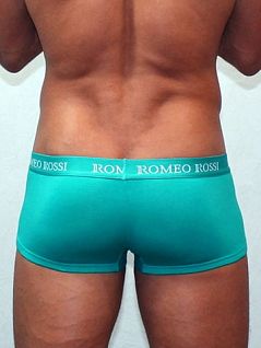 Лазурные мужские короткие хипсы Romeo Rossi Heaps R5001-7 распродажа