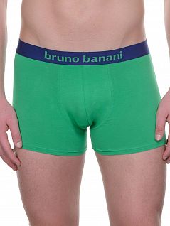 Комплект из 2 мужских трусов боксеров зеленого и синего цветов Bruno Banani Flowing 22011388бруно Зеленыйсиний 2307