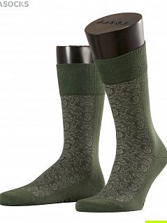 Повседневные носки с узором Falke 13357 Byron SO Зеленый