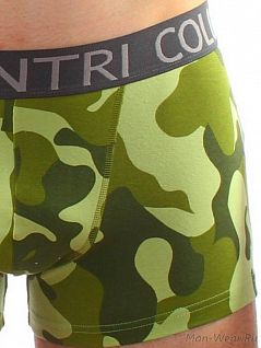 Мужские трусы в военном стиле с принтом камуфляж Intri MB-105 распродажа
